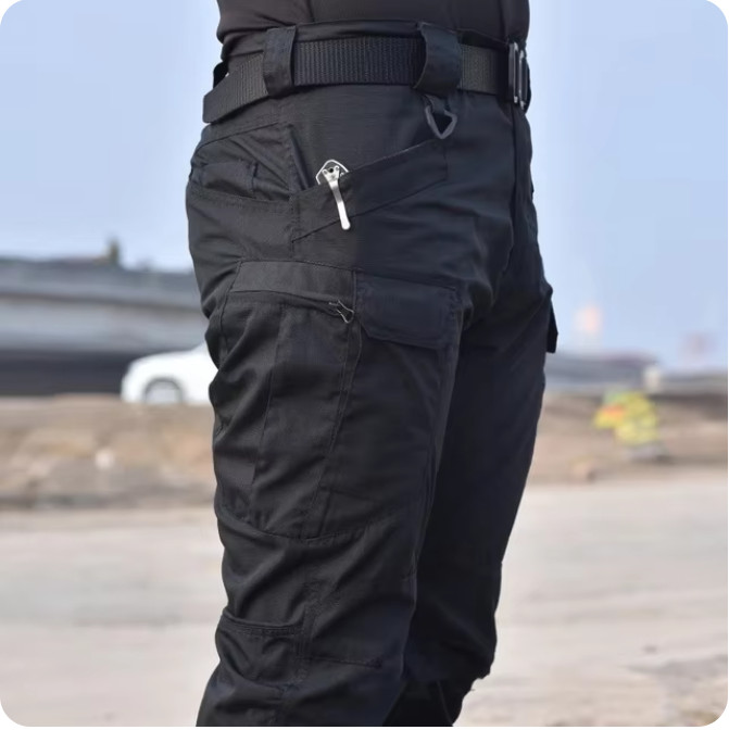Mens Cargo Pants Work Combat Pants Outdoor Hiking Waterproof Trousers Tactical