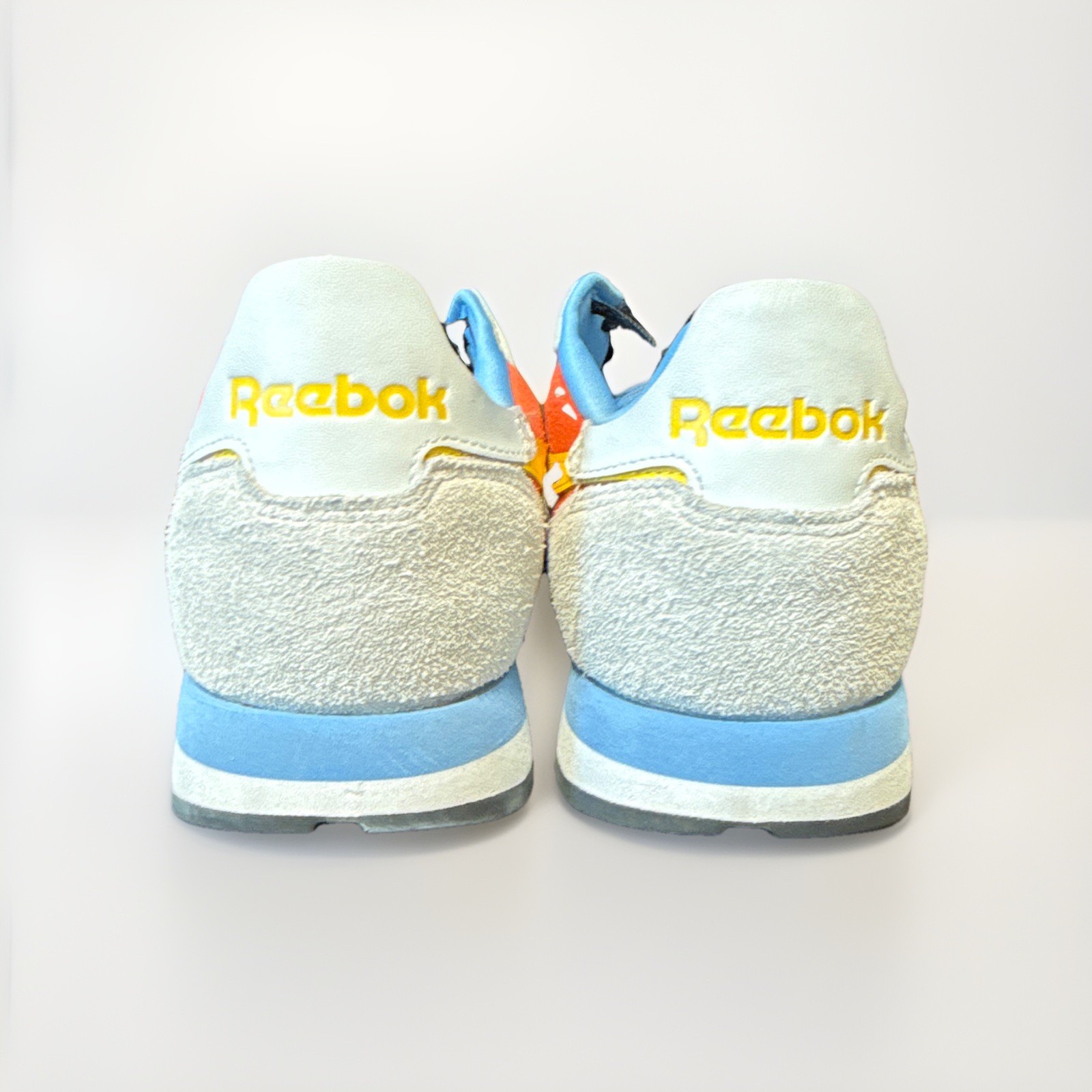 Reebok Classic Leather Men’s Low Top Lace-Up Leather Sneakers Colorblock GX2847