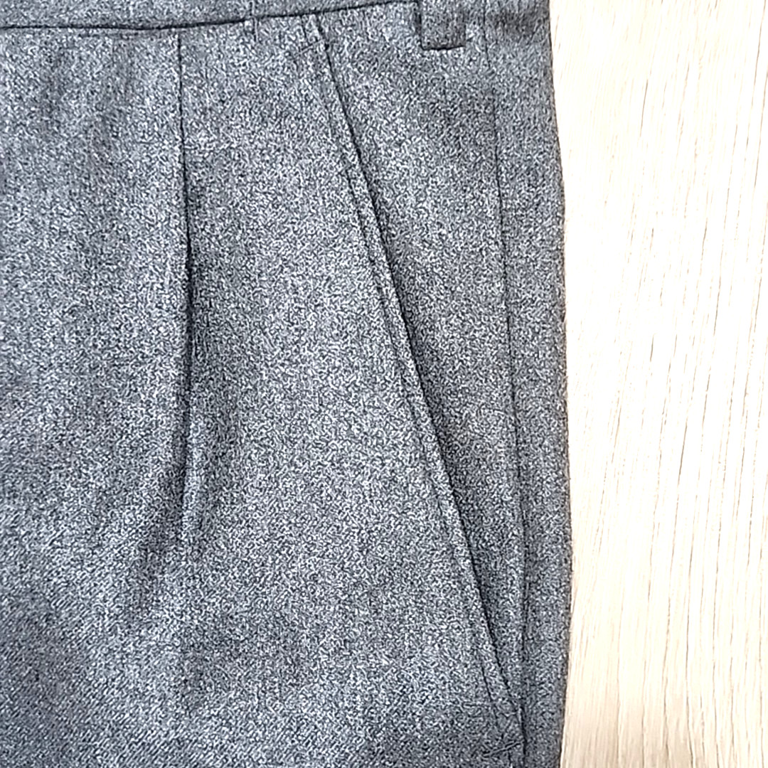 Brioni Bespoke 100% Wool Suit Men 42R Gray 2 Button Pleated Cuffed Pants Italy