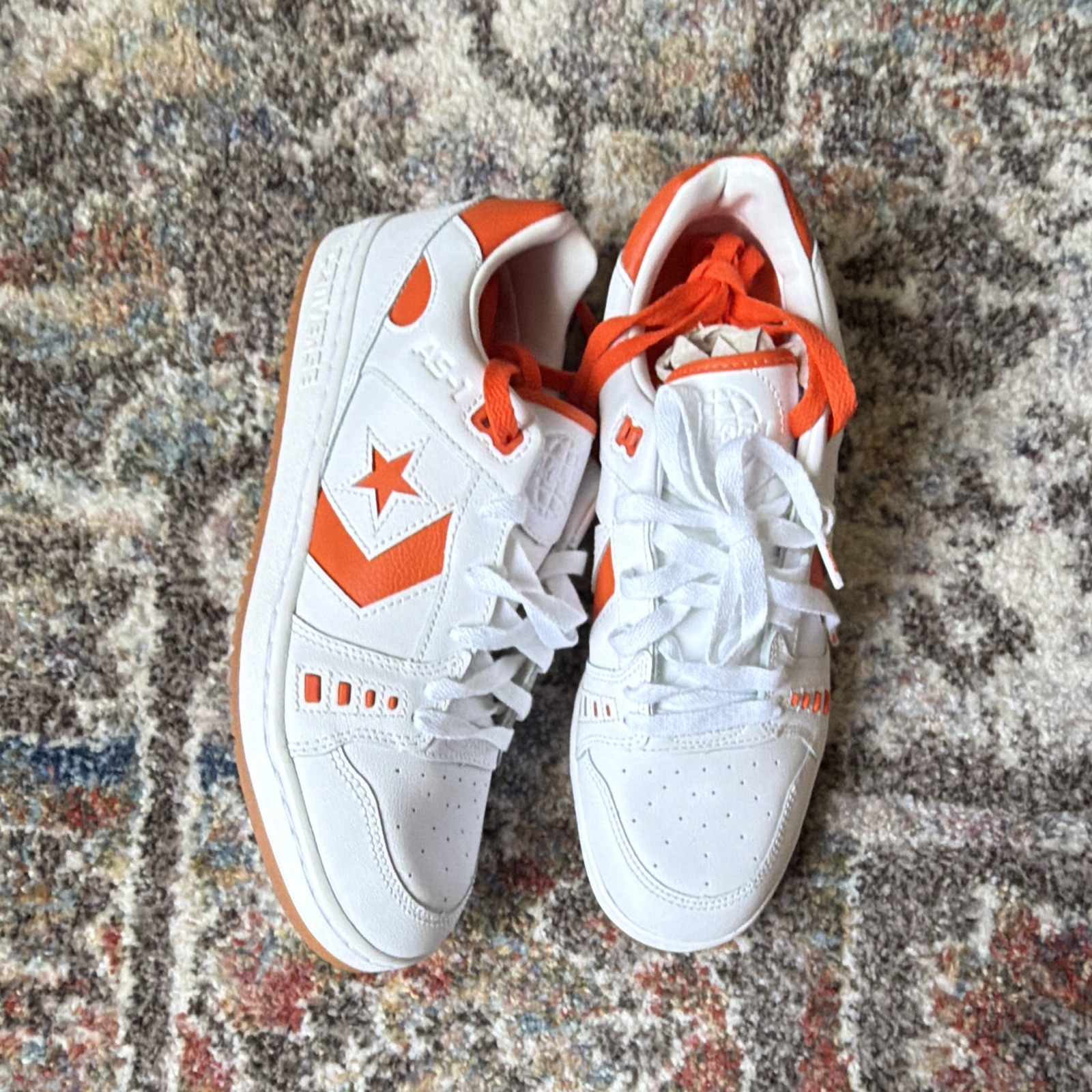 Converse AS-1 Pro Men’s Leather Low Top Colorblock Lace-Up Sneakers Gum Sole