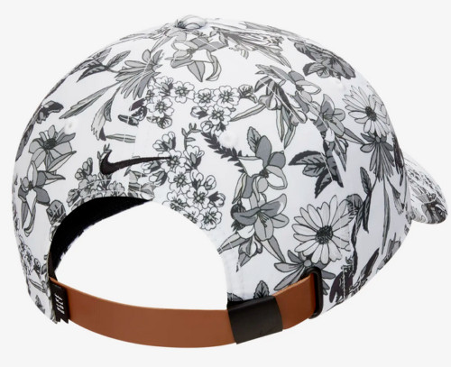 Nike Heritage 86 Player Print Adjustable Golf Cap White Floral DH1960-100 RARE
