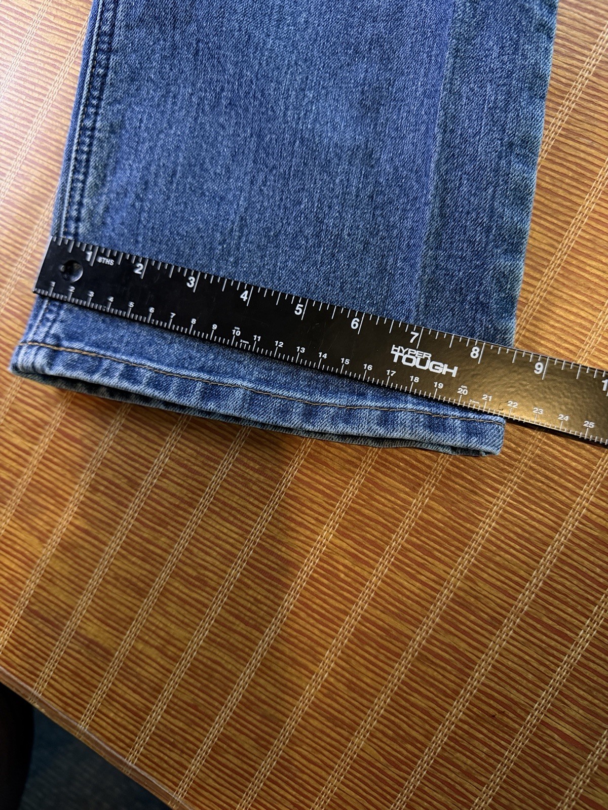 Ariat Rebar M4 Relaxed Boot Cut Jeans Men’s 28/30 Blue Durastretch Edge[H-144]
