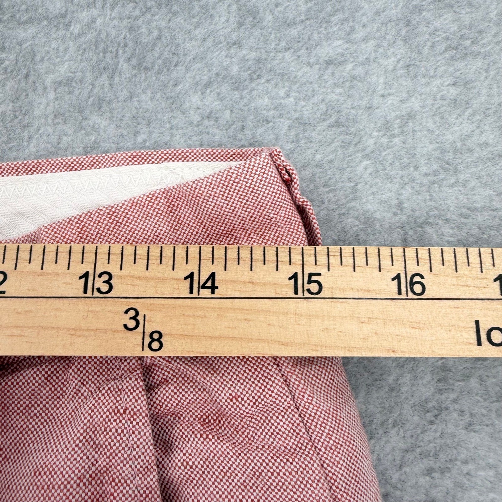 J Crew Bowery Slim Pants Mens 29×30 Pink Baird McNutt Irish Linen Blend G1780