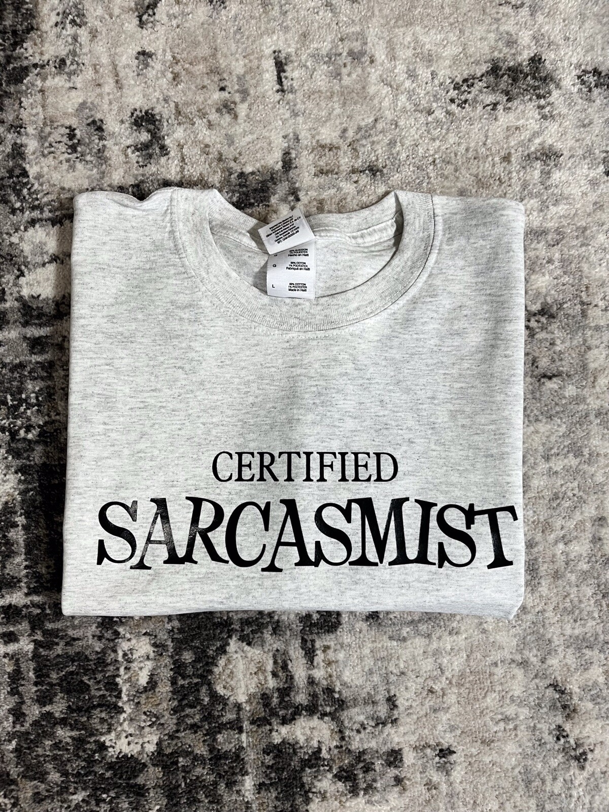 Certified Sarcasmist men’s graphic t shirt