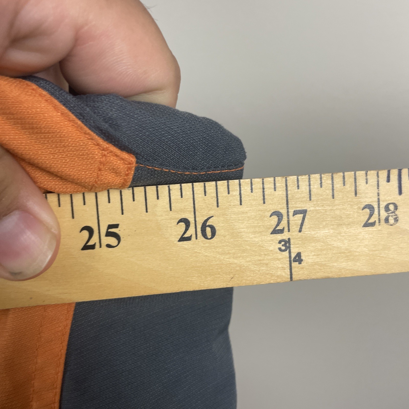 Columbia Men’s Full Zip Jacket Orange Gray Colorblock L Regular Stand-Up Hooded