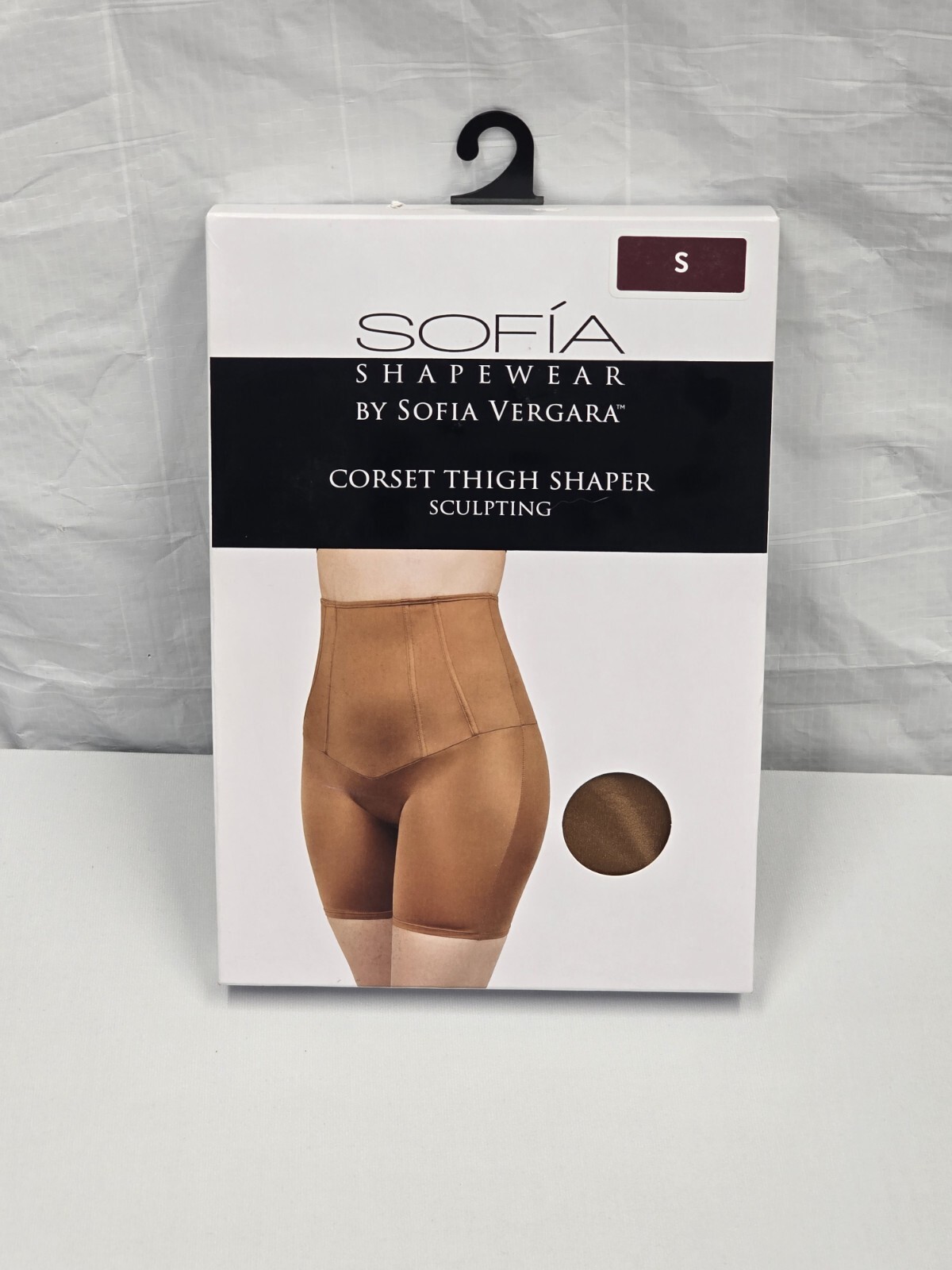Sophia ShapeWear by Sofia Vergara Size Small Corset Thigh Shaper Bronze S
