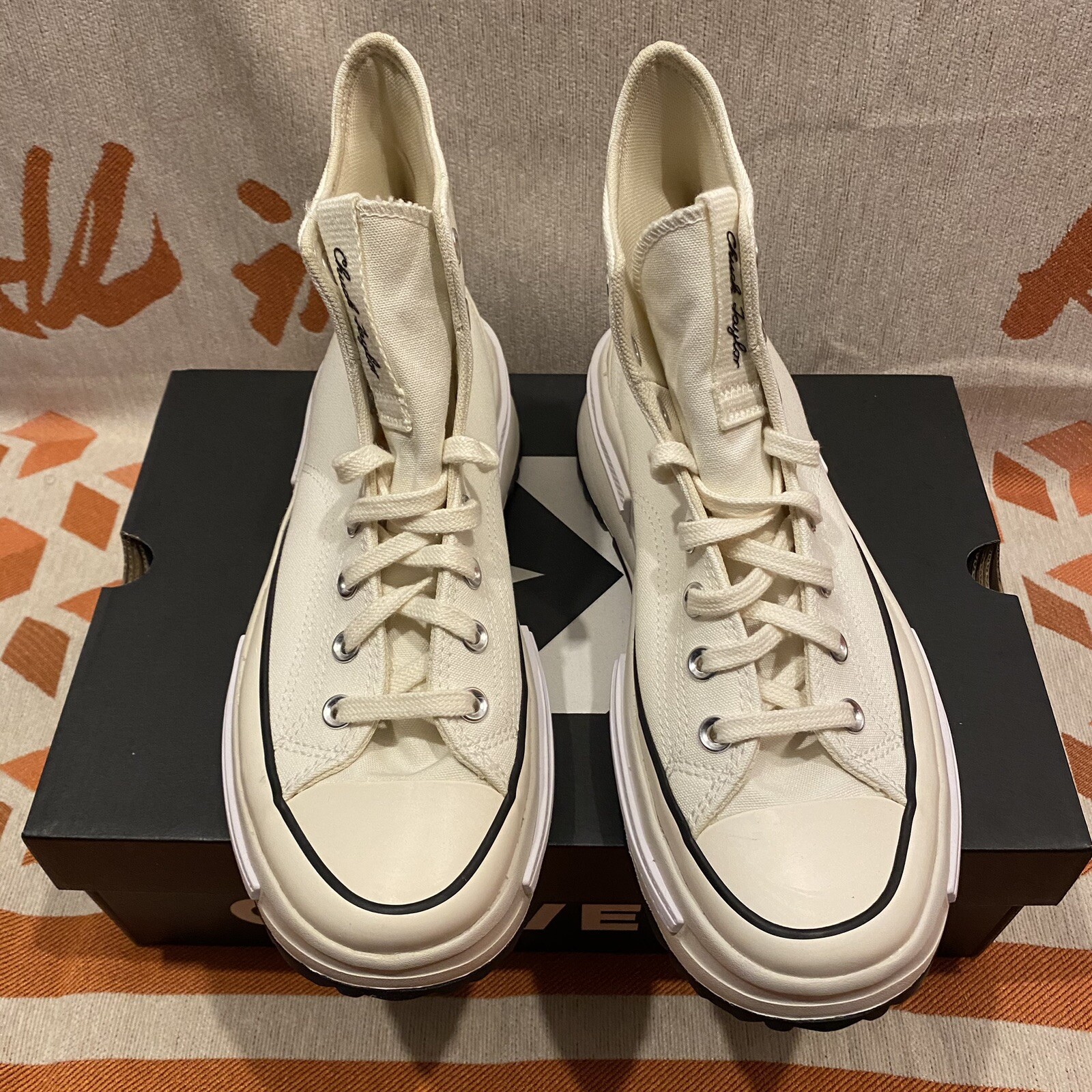 CONVERSE Chuck Taylor Run Star Legacy CX Egret / White (A00868C) Men 8 Women 9.5