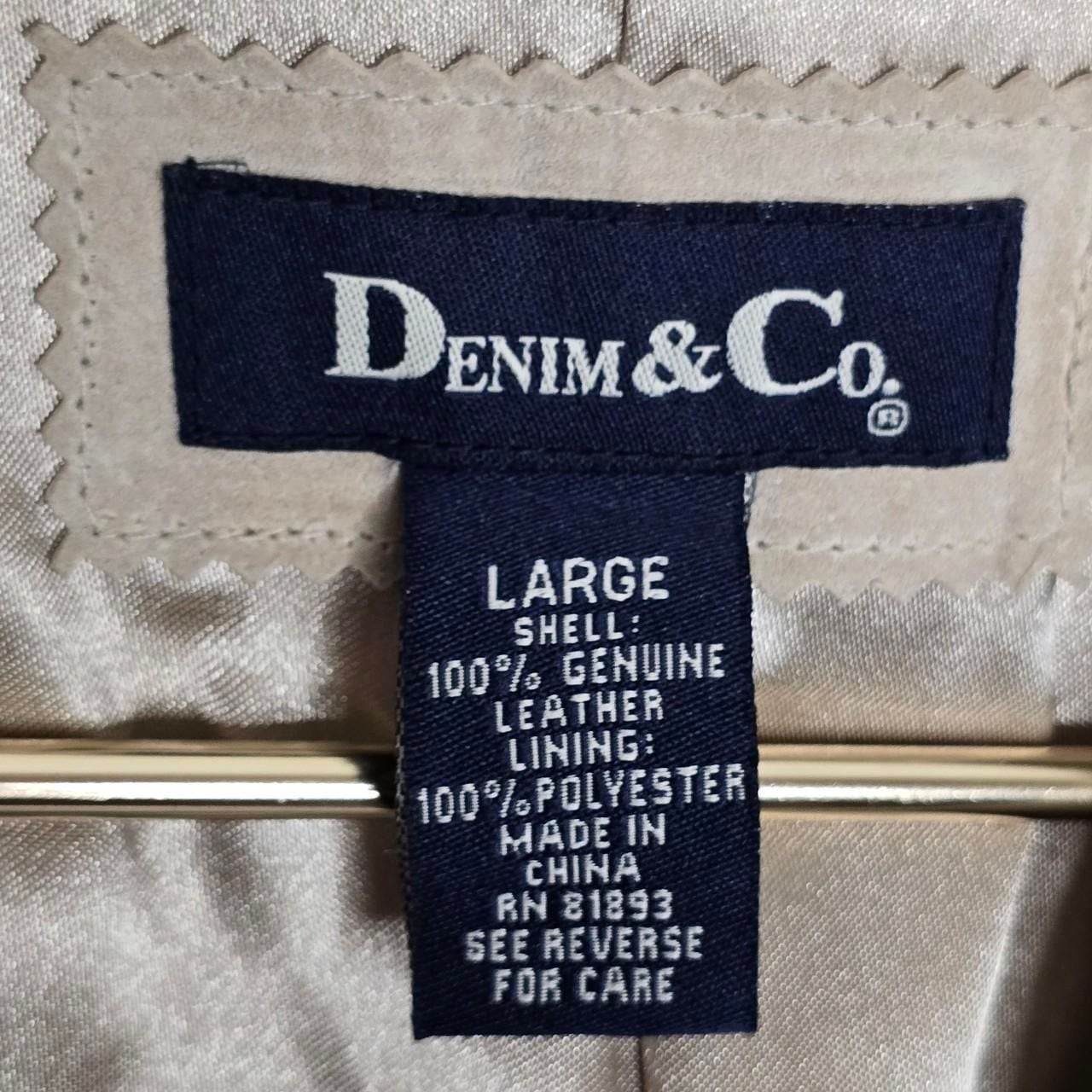 Denim & Co. Genuine Suede Blazer Leather Jacket