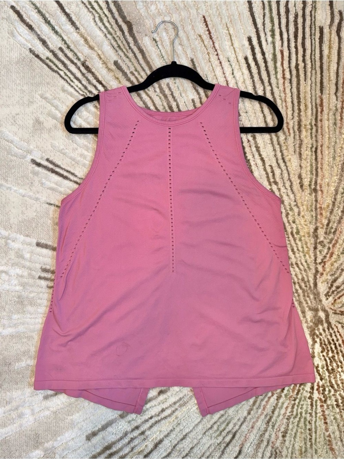Athleta Foothill Tank Top Pink Workout Tank Activewear Yoga Gym Fitness Lounge
