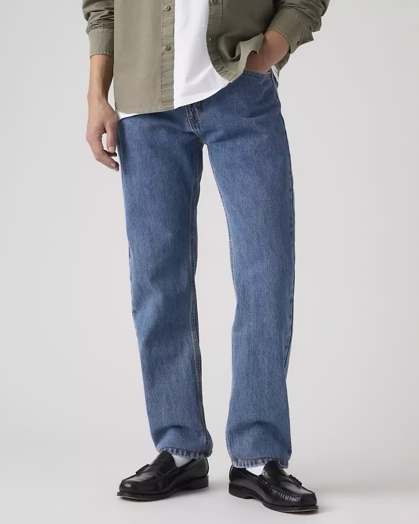 Levi’s 505 Regular Fit Jeans Men’s 30×30 Light Wash Blue Eco Ease NWT 005054891