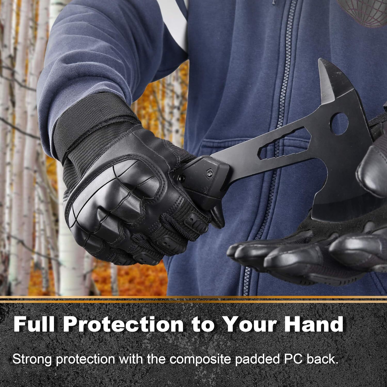 Touch Screen Motorcycle Full Finger Gloves Motorbike Riding Protective Gear Men