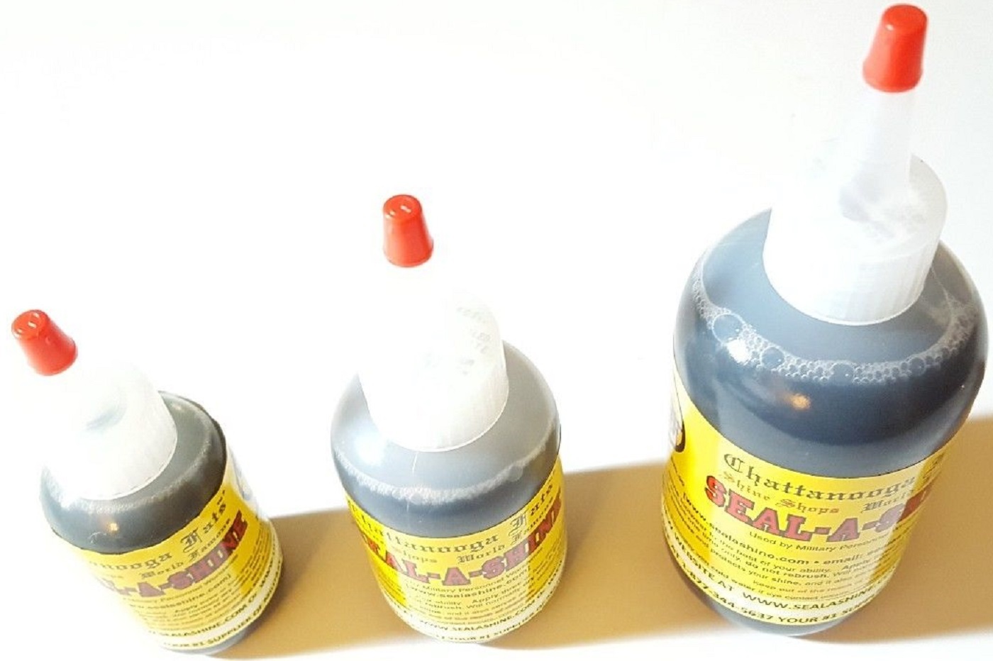 Seal-a-Shine Boot Polish Sealer 2 Oz. Bottle ” THE ORIGINAL SEAL-A-SHINE “