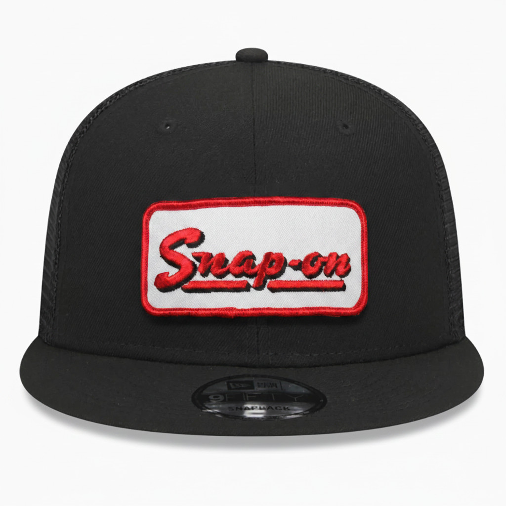 Snap-on Tools Patch Snapback Hat 9FIFTY Style Mesh Back Trucker Cap
