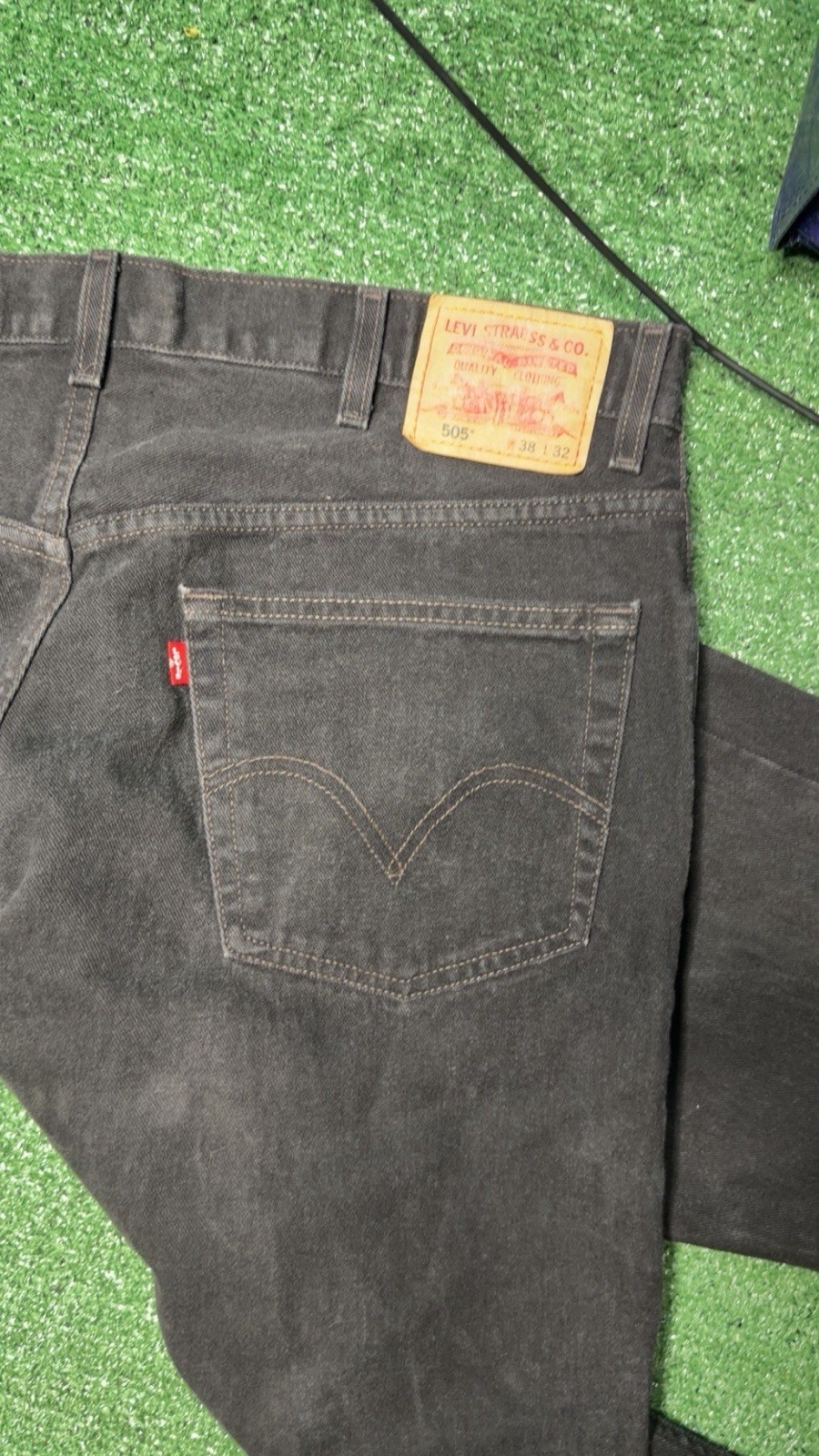 Vintage Levi Black Jeans size 38×32