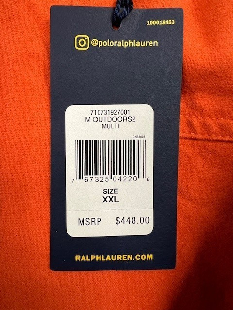 RALPH LAUREN DENALI JACKET REVERSIBLE SILVER ONE SIDE – PATCHES POLO SPORT