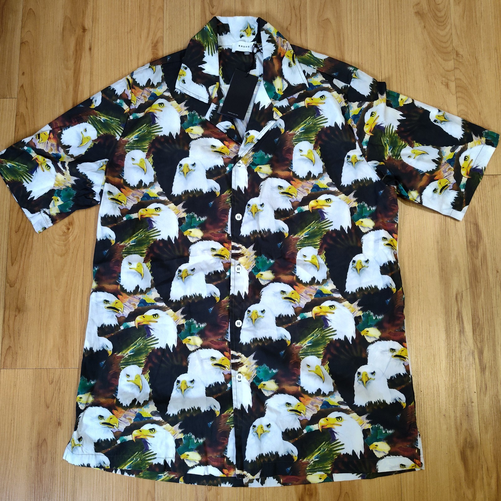 Rhude x Honda American Eagle Truck Stop Shirt Sz XL