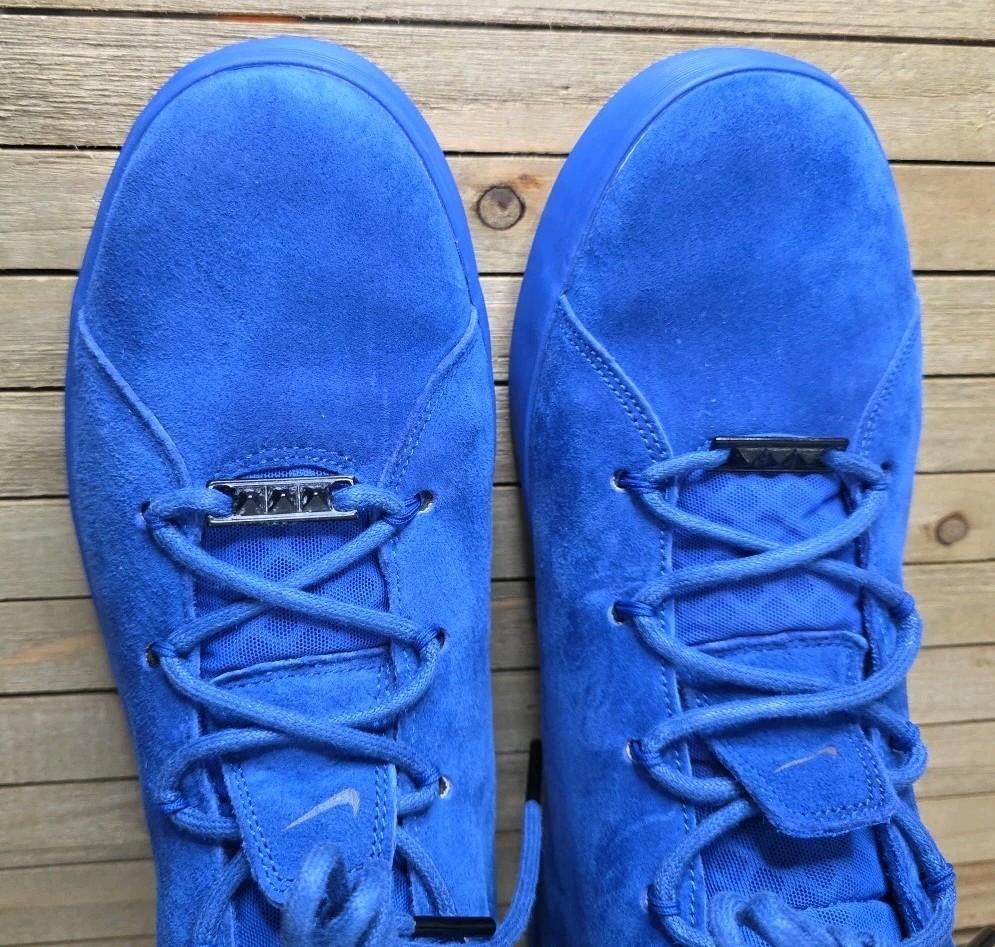 Nike LeBron XII 12 NSW Lifestyle QS Game Royal Suade 716417-400 James Sz 13 Shoe