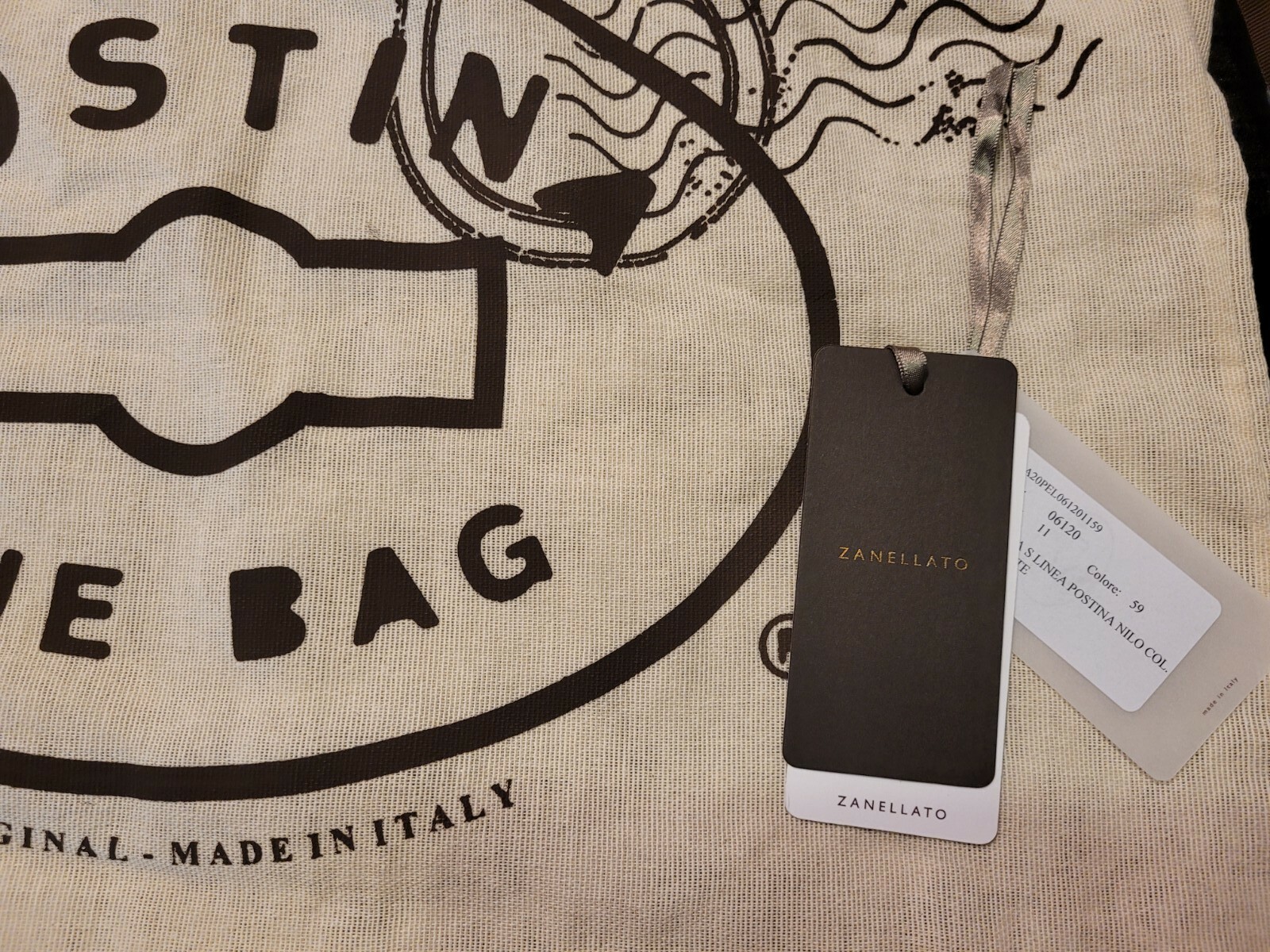 ZANELLATO DAILY POSTINA THE ORIGINAL LEATHER BAG MADE IN ITALY NEW BOX