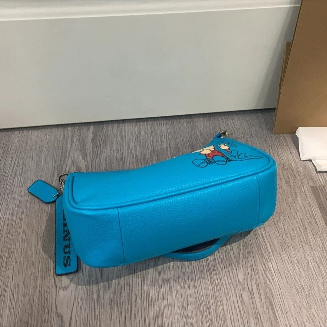 COACH CBM31 Teri Shoulder Bag Leather PEANUTS Limited Collaboration Ship from US