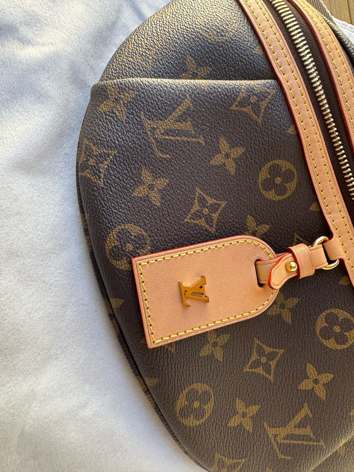 Louis Vuitton High Rise Brown Monogram Canvas Bumbag Waist Shoulder Bag