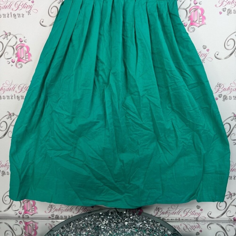 Calvin Klein dress pleated bustier style tank mini dress Teal Casual Dress