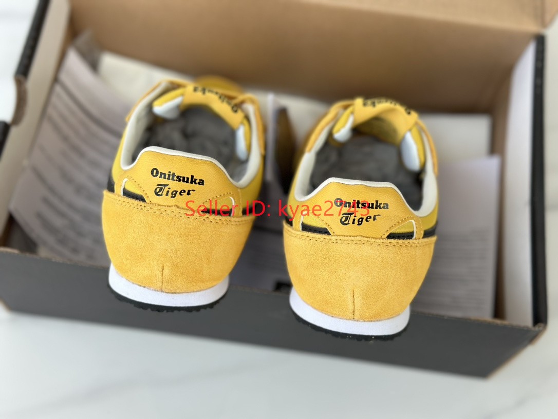 Retro Onitsuka Tiger SERRANO Mens Womens Sneakers Yellow/Black 1183B400-755
