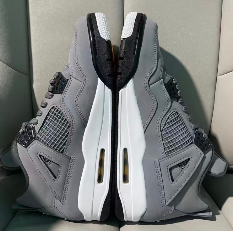 Nike Air Jordan 4 “Cool Grey” Retro Men’s Mid Top Basketball Shoes 308497-007
