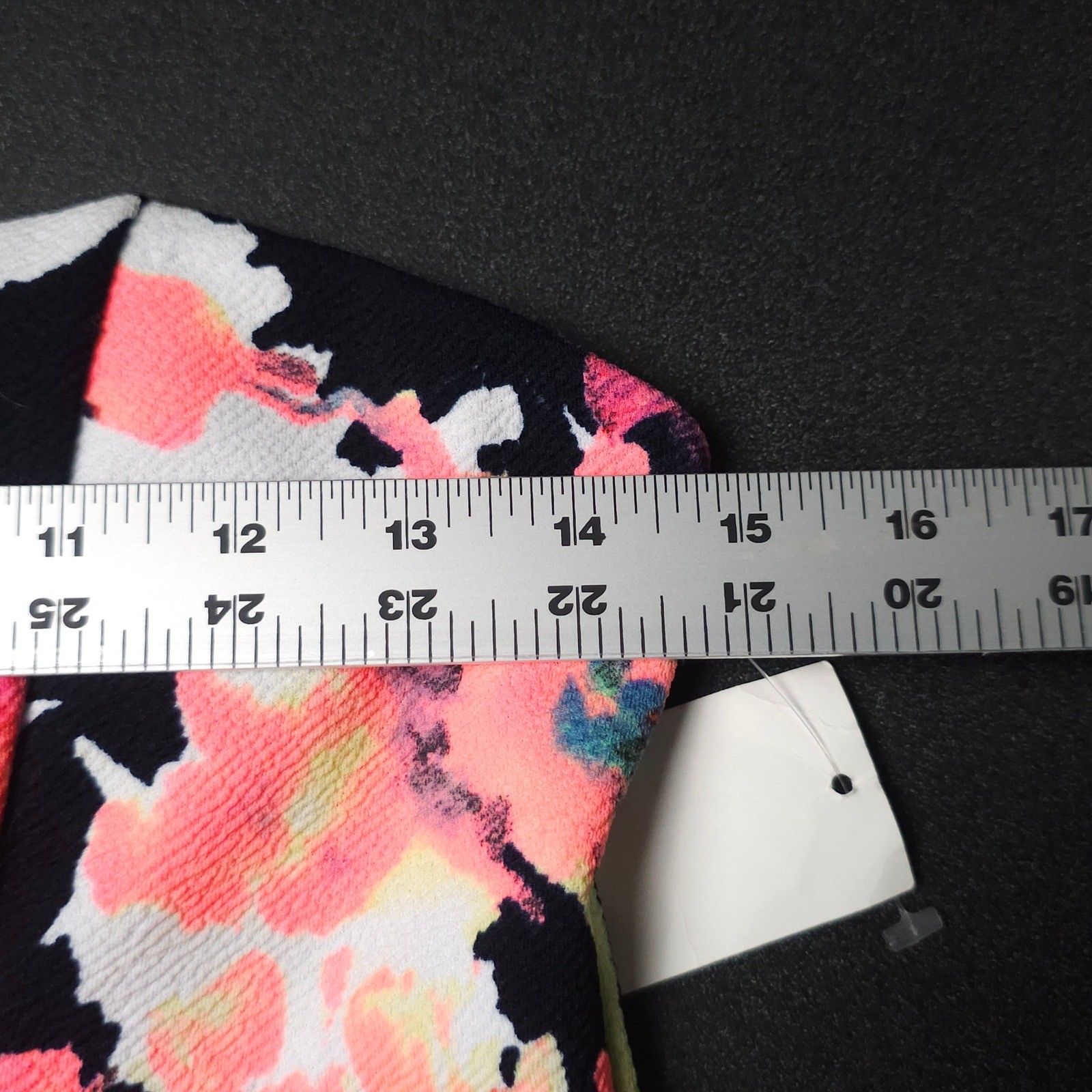 NWT Vintage Y2K Charlotte Russe Indie Floral Strapless Skater Mini Dress Black S
