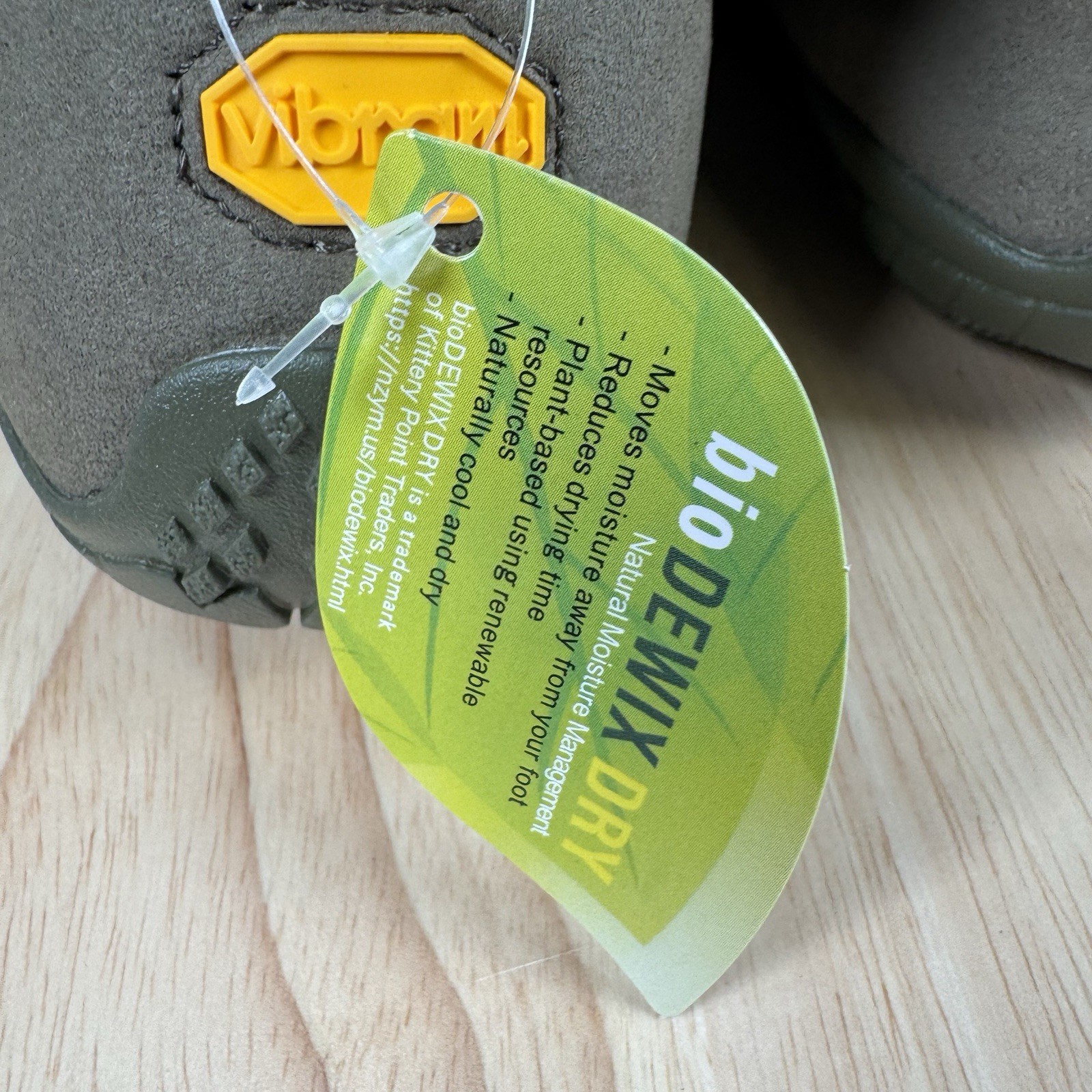 Vibram V-Trek Mens 44 US 10.5/11 Military Dark Grey Wool Blend Hiking Barfoot