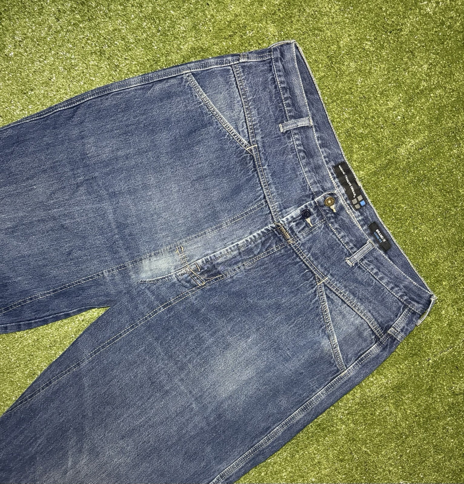 Vintage Marithe Francois Girbaud Brand X Loose Fit Denim Jeans Size 40×30