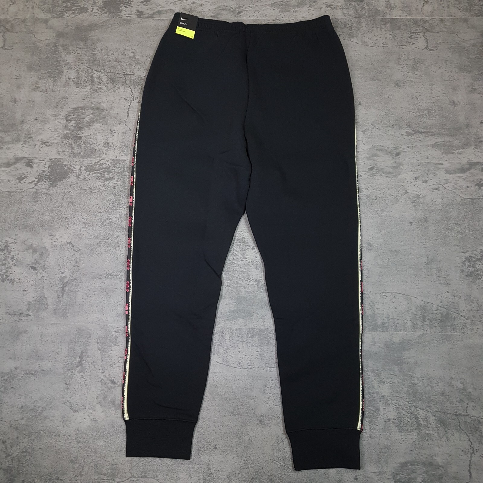 NIKE Tottenham Hotspur Soccer Fleece Sweat Pants Mens Size XL Black Barely Volt