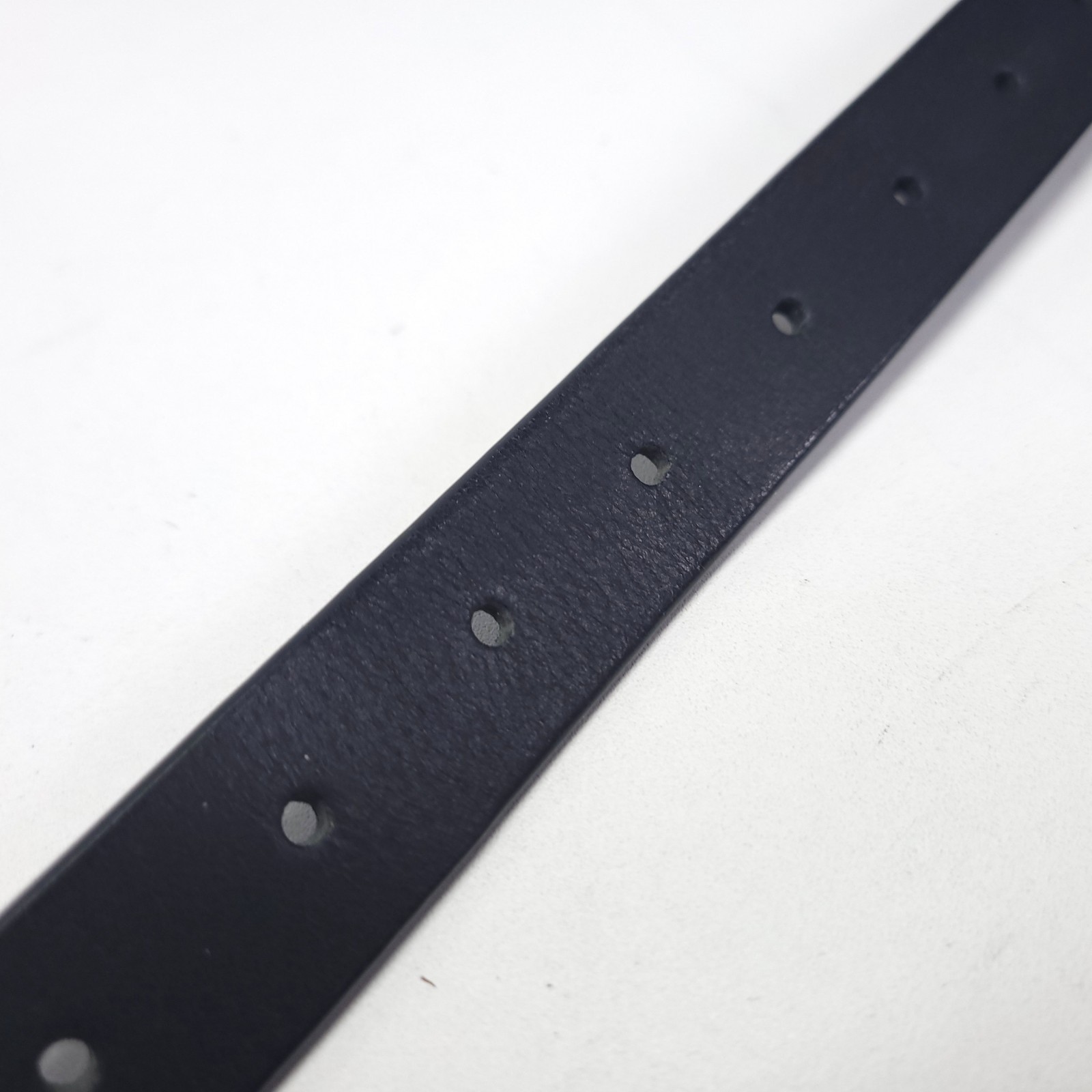 Metal Keeper Leather Belt 30 32 34 Black