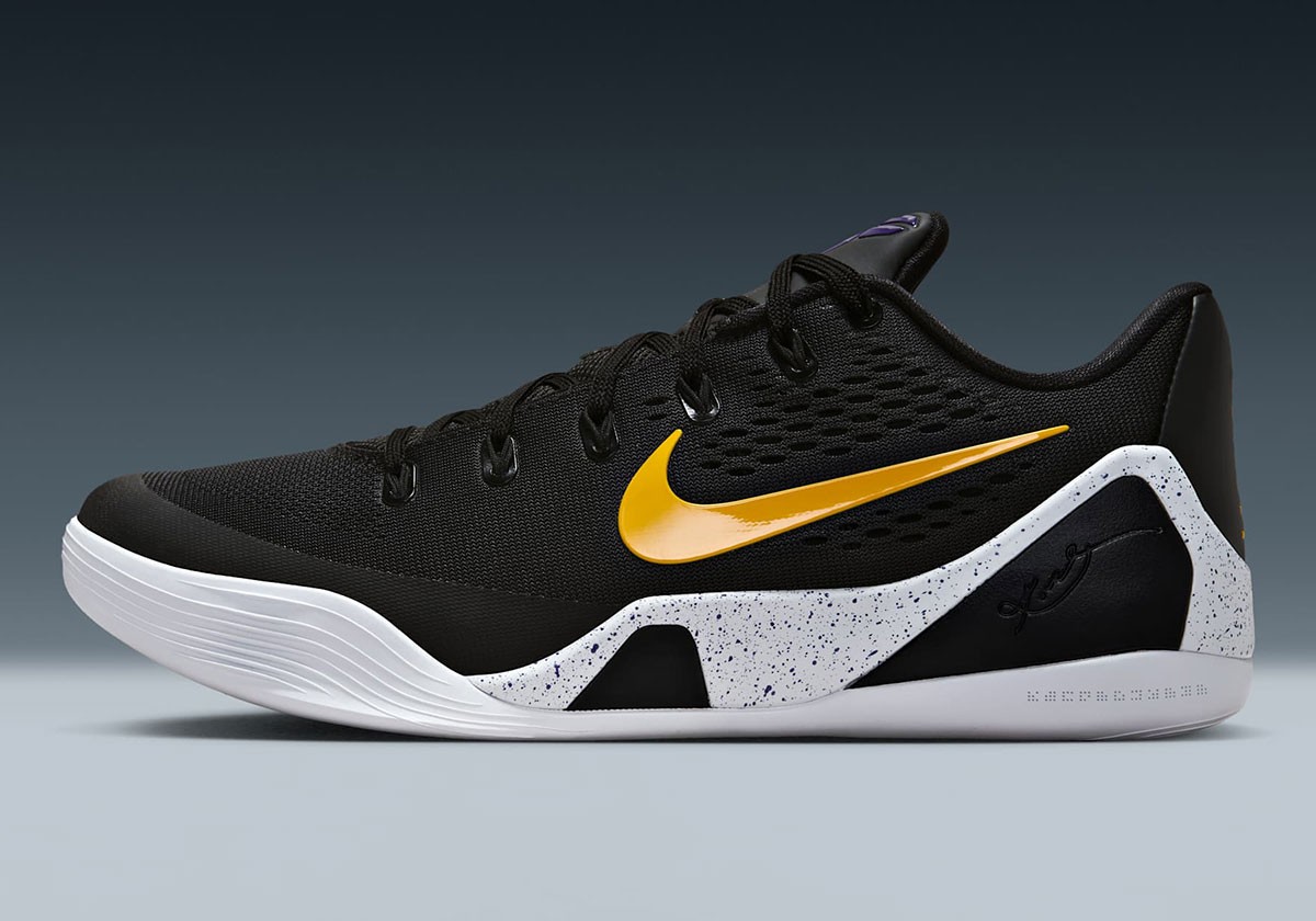 Nike Kobe 9 Elite EM Low Protro TB Black University Gold Nby IH1401-002 sz 9.5