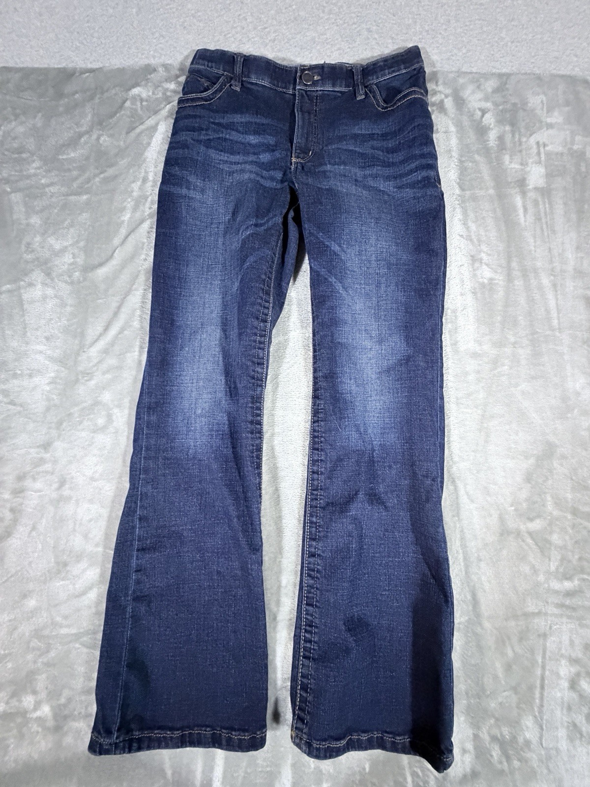 Wrangler Women’s Ultimate Riding Jeans in Willow Bootcut And a dark wash 13×34