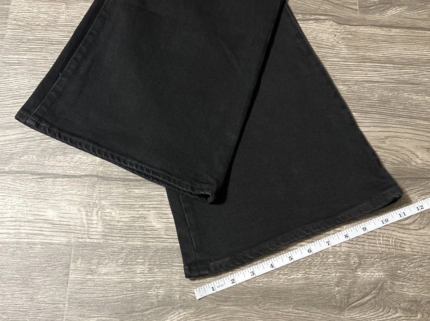Madewell The Perfect Vintage Flare High Waisted Black Jeans SZ 28 (32×31)