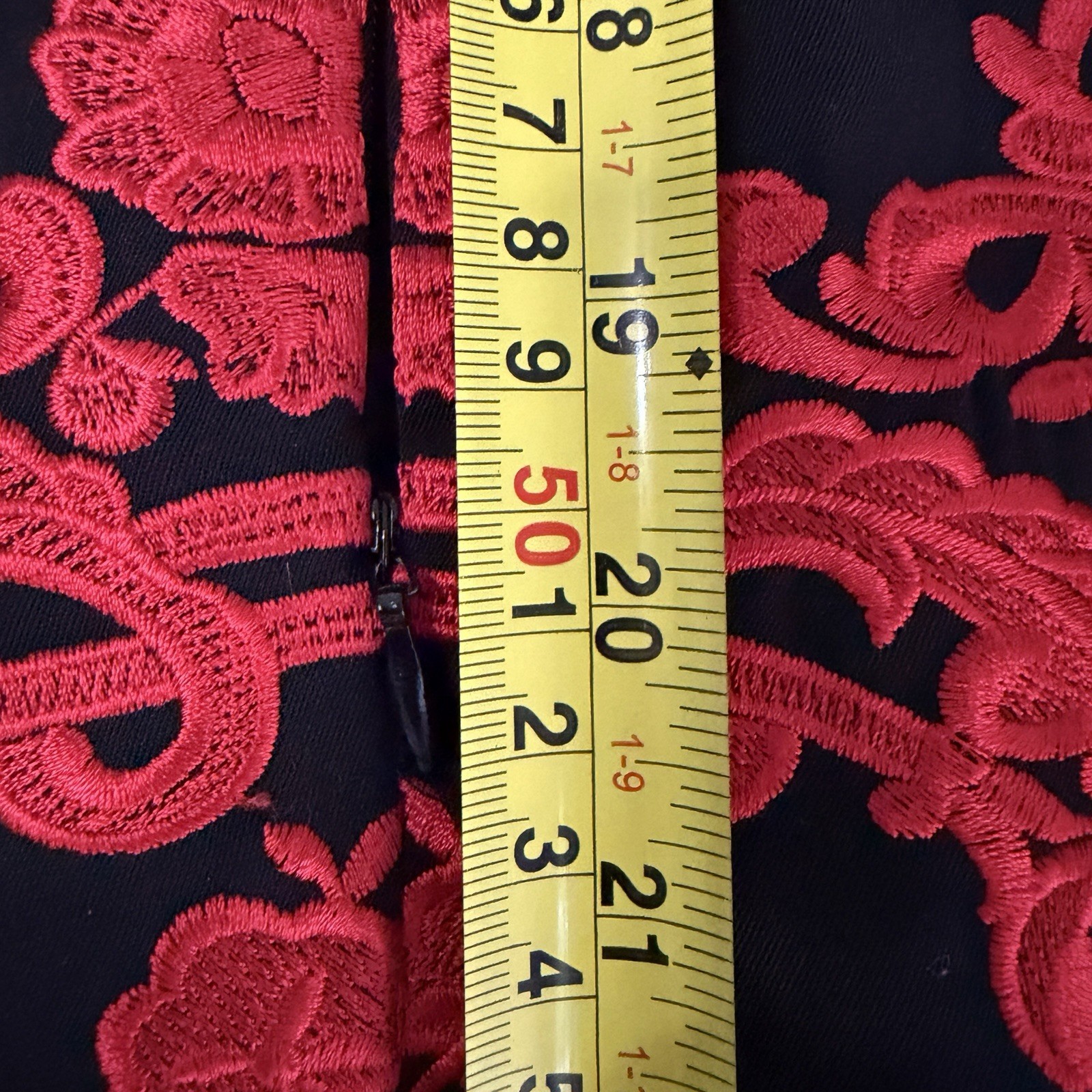 Dolce&Gabbana SS15 Runway Dress Red Embroidered Black Archival 2015 IT 40/US4/S