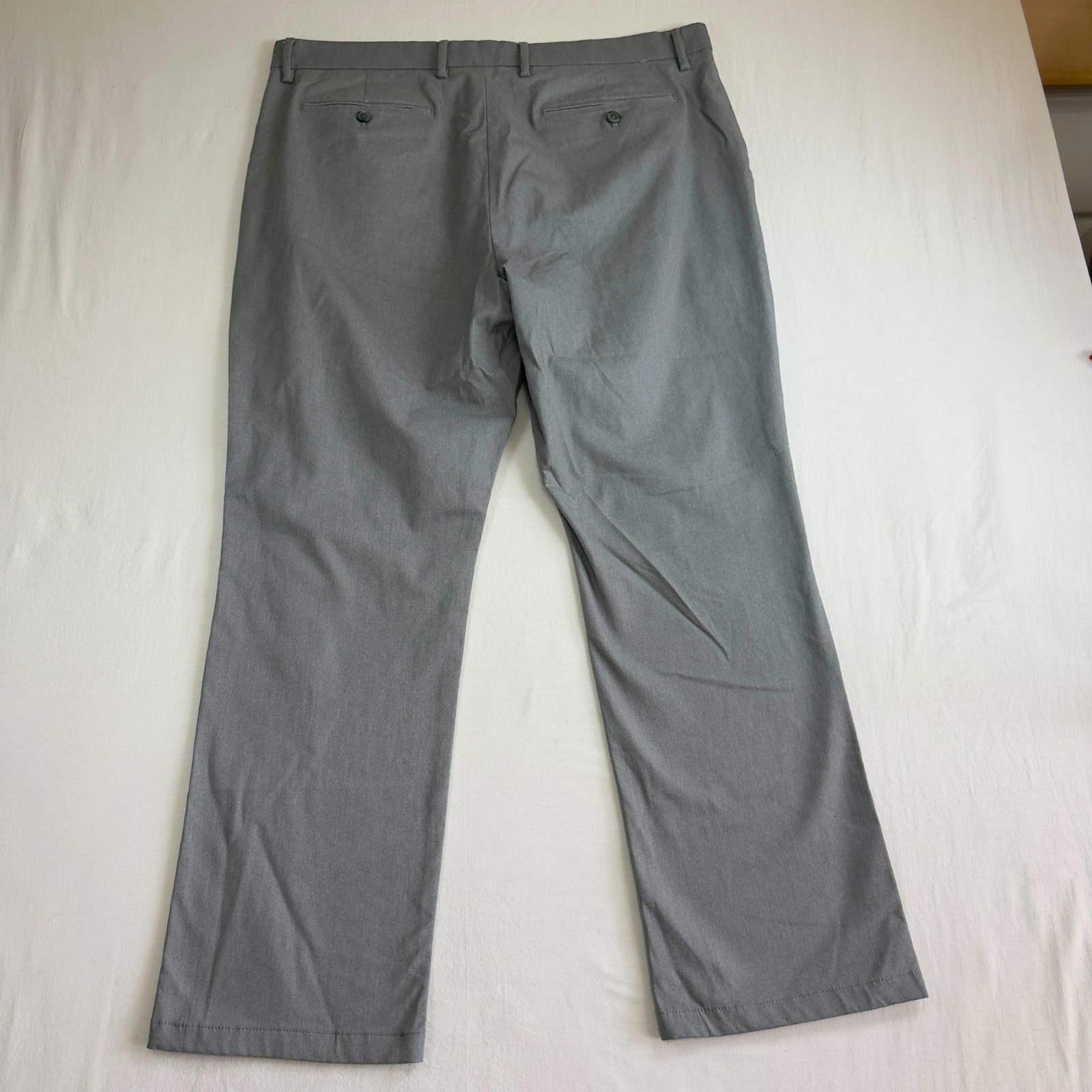 Old Navy Ultimate Straight Gray Pants Mens 38×30 High Rise Zipper fly