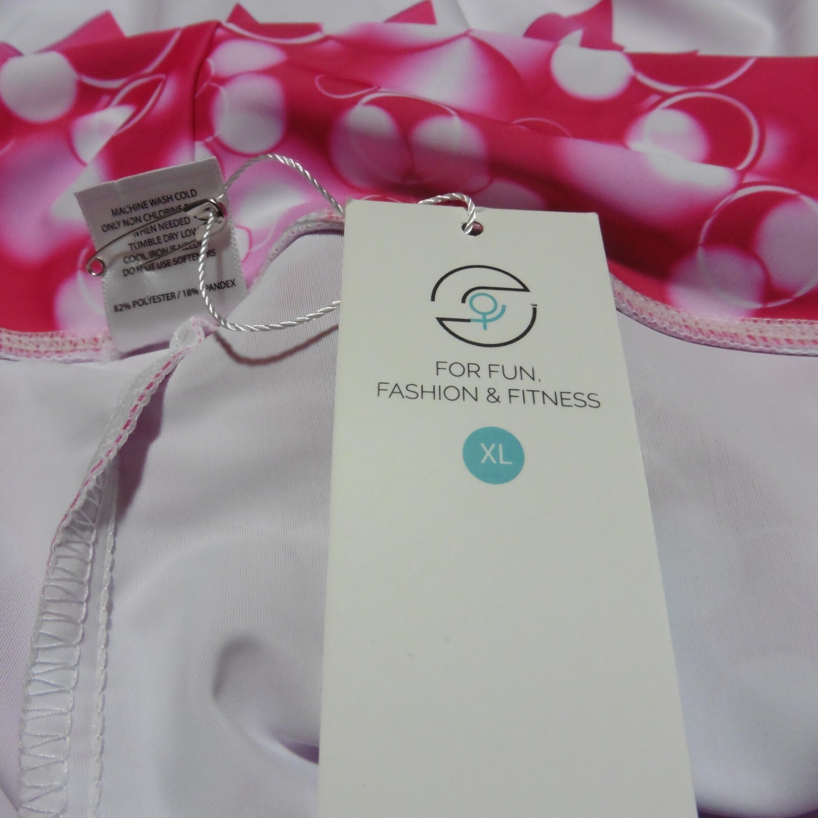 Skort Obsession Women’s XL Golf 18in Skort White Cure Breast Cancer Blemished