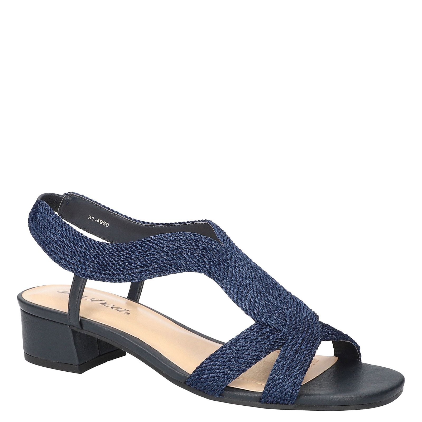 Easy Street Festival Women’s Sandal 6 B(M) US – Navy