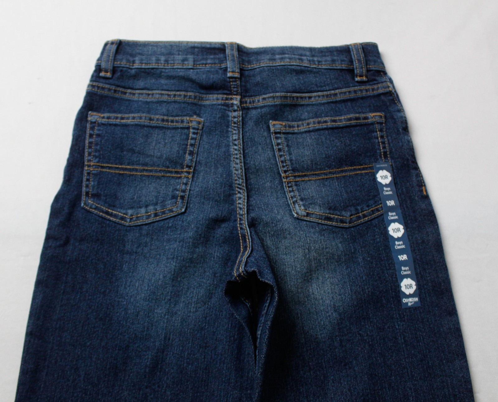 OshKosh B’Gosh Boy’s Relaxed Fit Classic Jeans CN6 Dark Wash Size 10R NWT