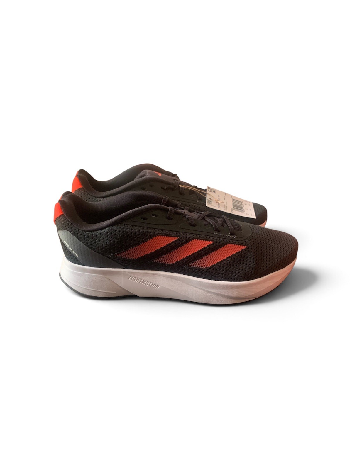 adidas Duramo SL Black Solar Red Men’s Sz 11.5 NEW W BOX/Tag