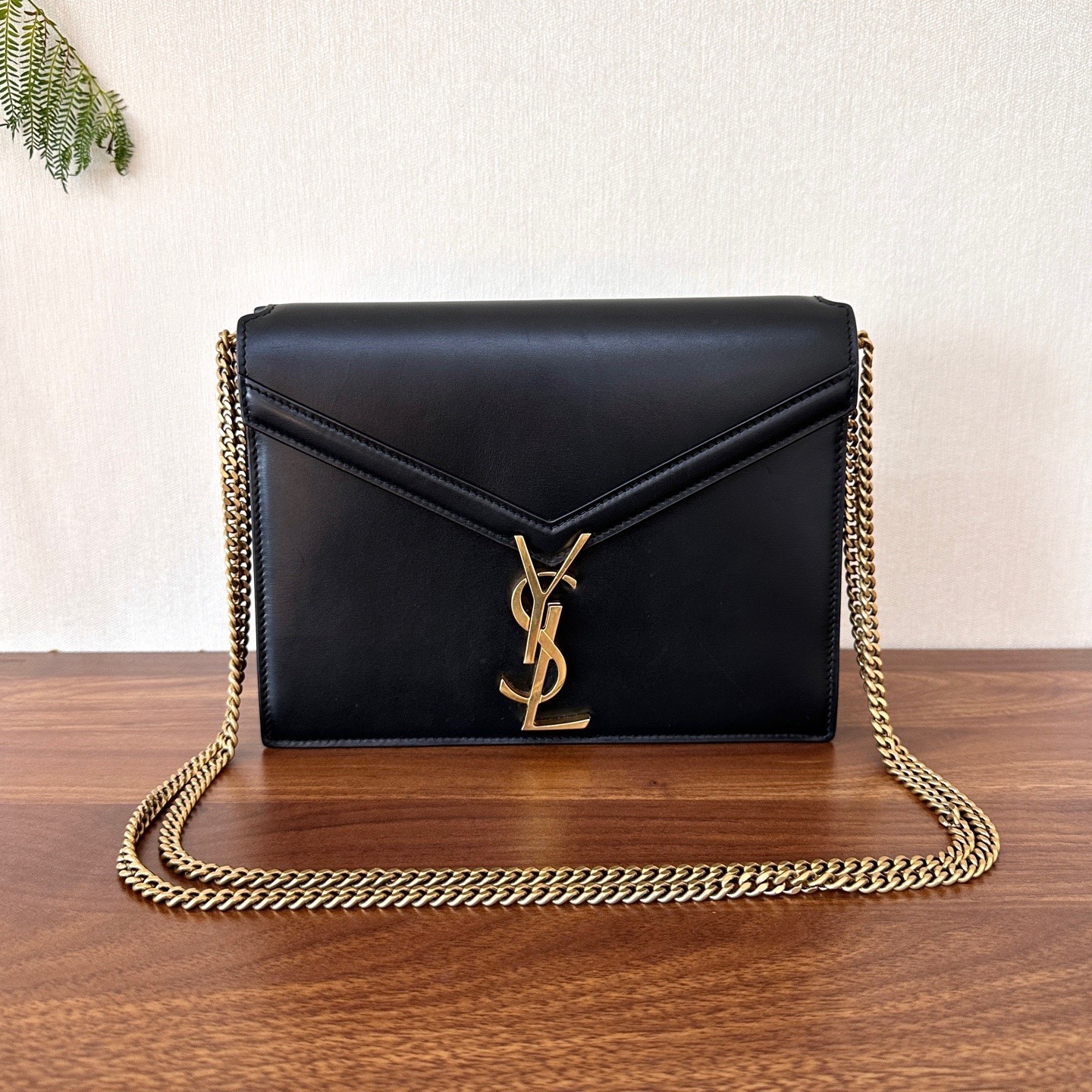 Saint laurent Pre-Owned Authentic Envelope Bag 22*5*17cm Free Tracked Shipping
