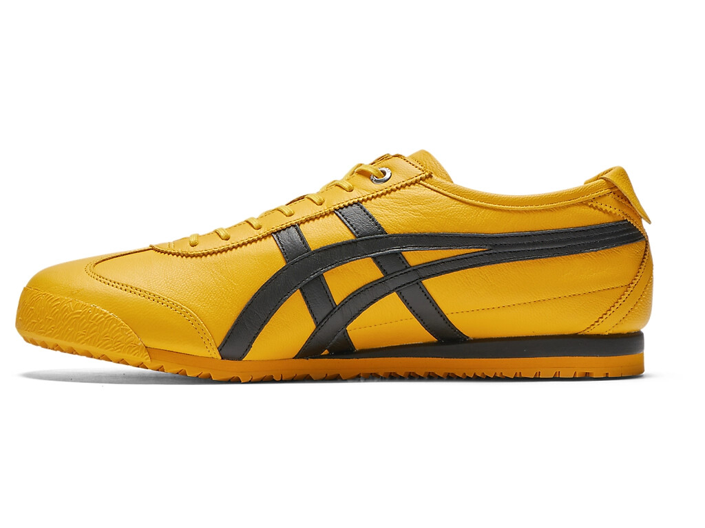Onitsuka Tiger Mexico 66 SD 1183A872-752 Yellow Black Sneakers New Box