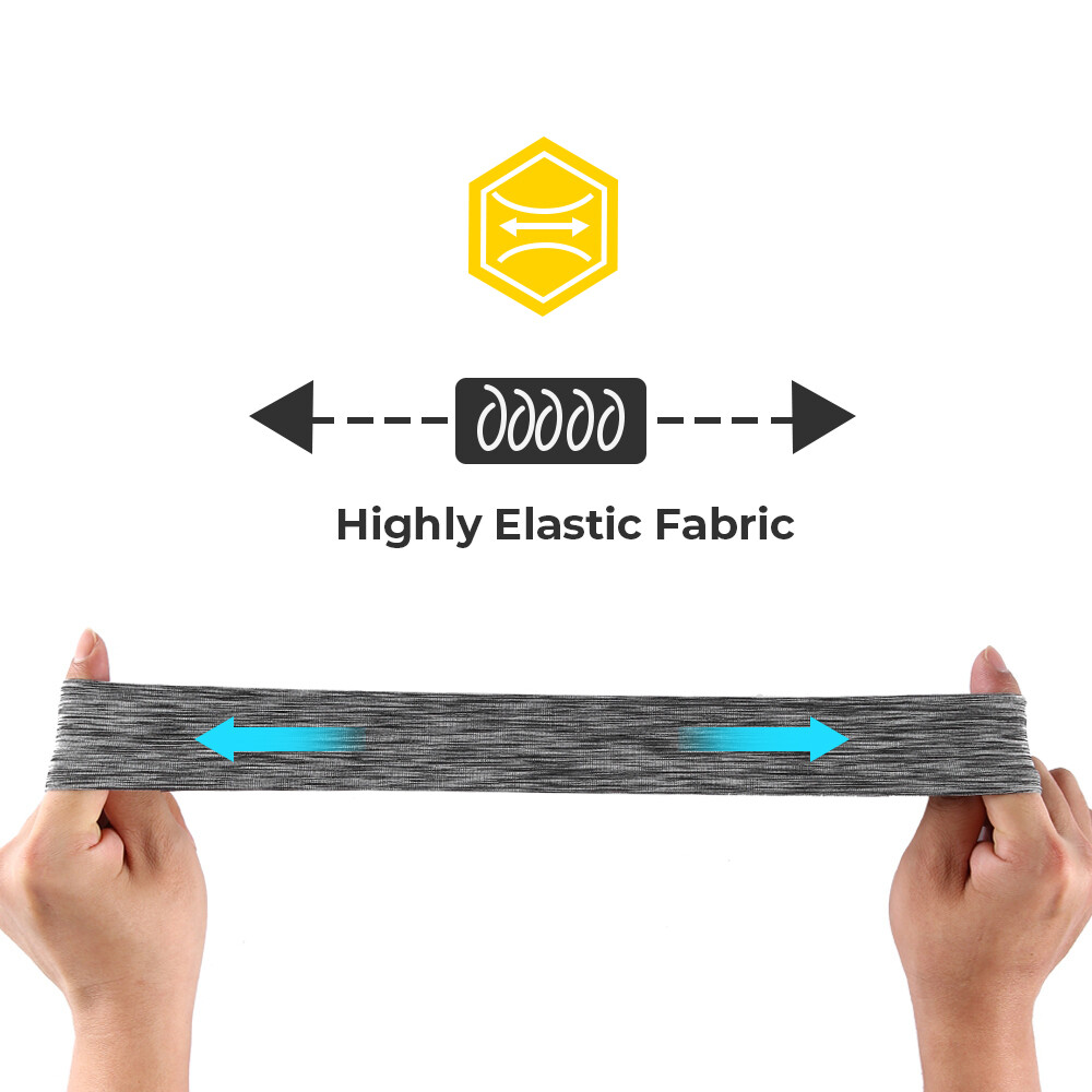 Sports Headband Fitnesss Yoga Gym Basketball Sweatband Hair Wraps for Men Women