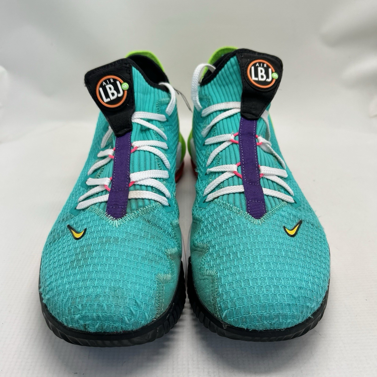 Nike LeBron James LBJ 16 Low Hyper Jade Men’s Size 14 US C12668-301 Basketball