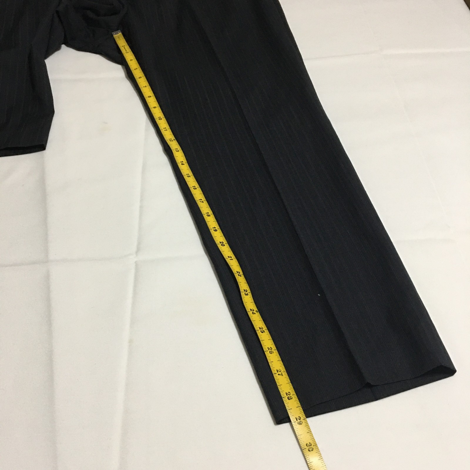 Lauren Ralph Lauren Wool 2pcs Suit Mens 44R Two Button Jacket Pants 36×29 Black