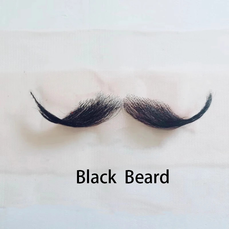 Fake Beard Simulated Moustachio Prop Foreign Eight Character Upright Beard
