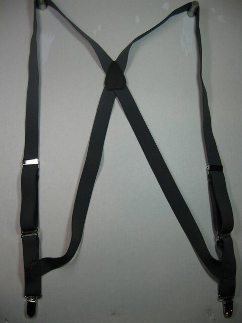 1″ Wide SIDE GRIP Suspenders. FOR ALL AGES. MANY Colors MADE IN USA