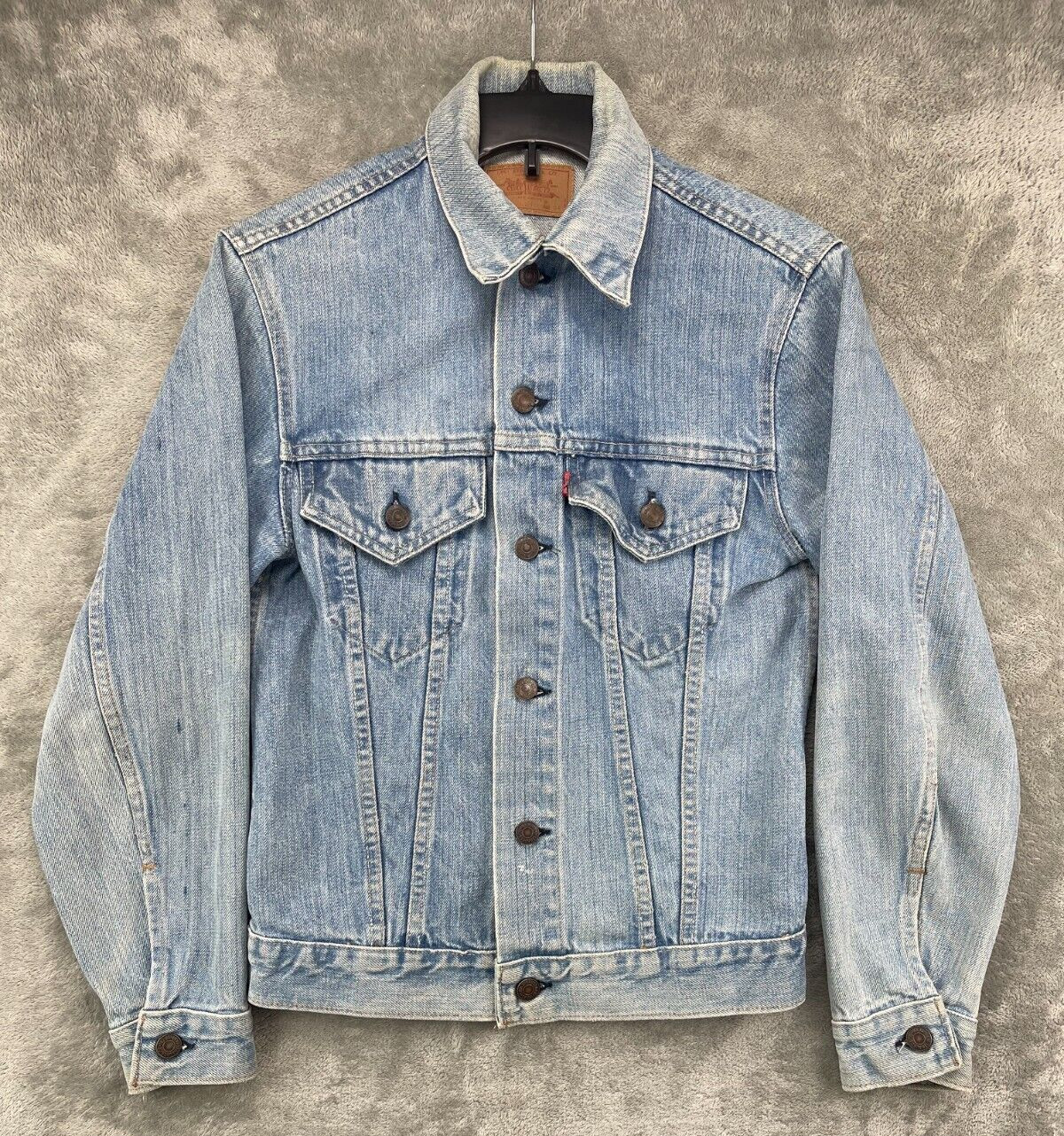 VTG Levi’s Mens Trucker Jacket Size 34 Made In USA Denim Type 3 70505-0213