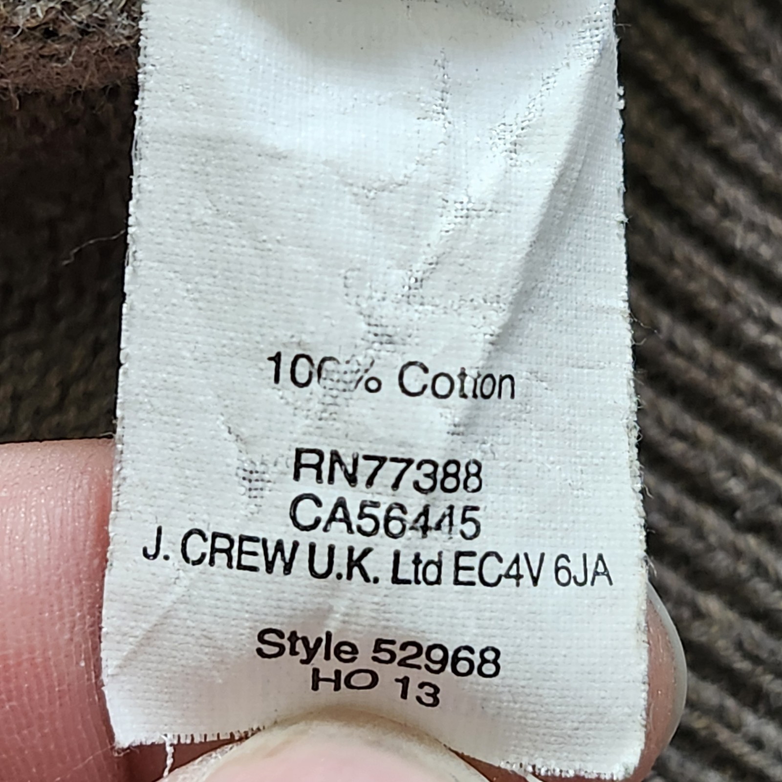 J. Crew Mens Shawl Collar Toggle Sweater Size M Brown Cotton Knit Preppy 52968